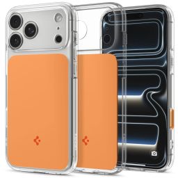 Spigen Ultra Hybrid T MagSafe case for iPhone 18 Pro/17 Pro Glossy Orange