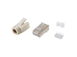 EQuip Cat.6A RJ45 Shielded Plug Set 100pcs/pack
