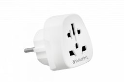 Verbatim World to Europe Adapter Travel Plug White