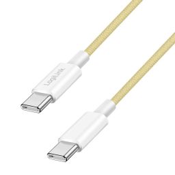 Logilink USB 2.0 Type-C male to male cable 1m Yellow