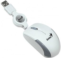 Genius MicroTraveler v2 USB fehér notebook egér
