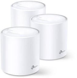 TP-Link Mesh WiFi AX1800 Deco X20 (3 pack; 574Mbps 2,4GHz + 1204Mbps 5GHz; WPA3)