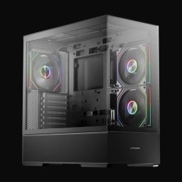 LC Power Gaming 812B Onyx Vision Tempered Glass Black