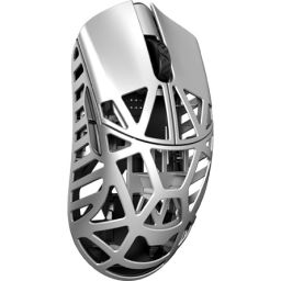 WLMOUSE BEAST X MAX optikai vezeték nélküli gaming egér ezüst