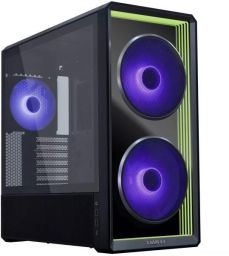 Lian Li Lancool 217 INF számítógépház - E-ATX, Infinity Mirror előlap, edzett üveg, 3db RGB ventilátor, fekete