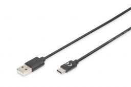 Assmann USB Type-C connection cable, type C to A
