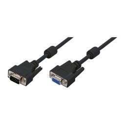 Logilink HD15/M to HD15/F VGA cable 5m Black