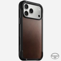 Nomad Rugged Leather Case (Horween) for iPhone 17 Pro Max Rustic Brown