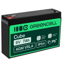 Green Cell Battery AGM 6V 7AH
