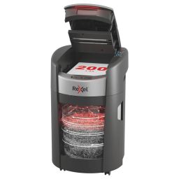 Rexel ShredMax AutoFeed+ 200X P4 Iratmegsemmisítő Black