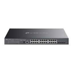 TP-Link SG5428XMPP Omada 24-Port Gigabit Stackable Lite L3 Managed PoE++ Switch with 4× 10G Slots