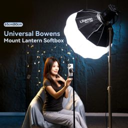 Ulanzi 80cm-es nyitható gömb softbox, lantern, Bowens csatlakozás, hordtáskával