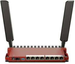 LAN/WIFI MikroTik L009UiGS-2HaxD-IN wifi router, 802.11ax (WiFi6) 2.4Ghz, asztali változat