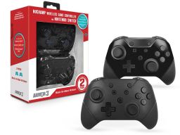 Armor3 NuChamp Nintendo Switch vezeték nélküli kontroller csomag (2db) (Matt Fekete, Fekete)