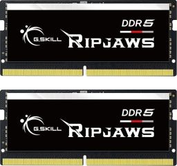 G.SKILL 128GB DDR5 5600MHz Kit(2x64GB) SODIMM Ripjaws Black