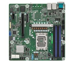 ASRock EC266D4U, 1xSKT LGA 1700, Intel E-2400, C266, SATA, NVMe, 1xM.2, 2xGbE, IPMI