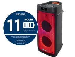 Blaupunkt PB06DB Bluetooth Partybox with karaoke Black