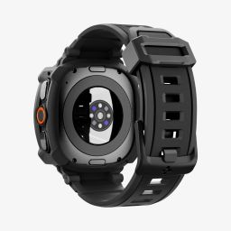 Spigen Rugged Armor Pro Band for Samsung Galaxy Watch Ultra 2 47mm Matte Black