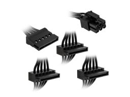 Kábel Kolink Regulator 3xSATA modular, 80cm, Fekete,