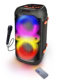 Esperanza Singer Bluetooth RGB Karaoke Speaker Black