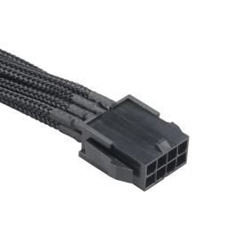 Kábel Akasa Flexa P8 8pin ATX hosszabbító 40cm harisnyázott fekete