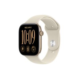 Apple Watch S12 GPS 42mm Light Gold Aluminium Case with Sand Sport Band - S/M