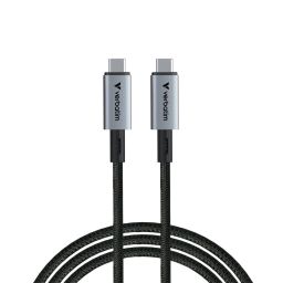 Verbatim Sync & Charge USB4 Cable 240W Cable 1,2m Black