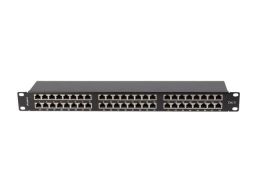 Lanberg 48-port Patch Panel 1U Black