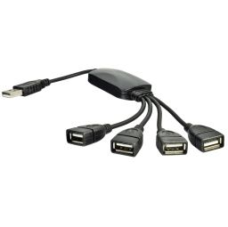 Akyga AK-AD-13 USB2.0 4Port Hub Black