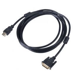 Akyga HDMI DVI-D 24+1 3m Fekete 