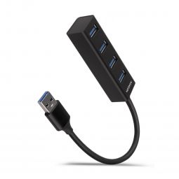 AXAGON HUE-M1A USB3.2 Hub 4-port metal black