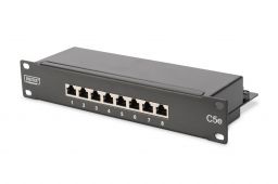 Digitus CAT 5e Patch Panel, unshielded, 8-port