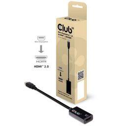 Club3D Mini DisplayPort 1.4 to HDMI 2.0b adapter 