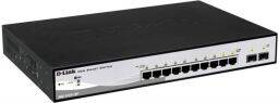 D-Link DGS-1210-10MP 8 Port Gigabit Smart Switch 