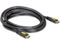DeLock Cable High Speed HDMI with Ethernet – HDMI A male > HDMI A male 4K 5m