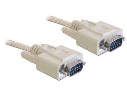 DeLock Cable RS-232 serial Sub-D9 male / male 2m