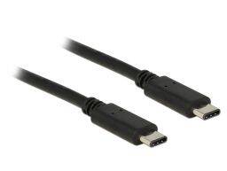 DeLock USB Type-C 2.0 - USB Type-C 2.0 Black 1m