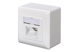 Digitus CAT 5e wall outlet, shielded, 2x RJ45