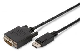 Digitus DisplayPort adapter cable, DP - DVI (24+1)