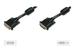 Assmann DVI extension cable, DVI(24+1), 2x ferrit