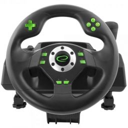 Esperanza EGW101 Steering Wheel Drift  Black/Green