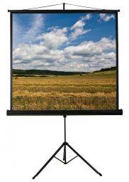 Funscreen Matt White Tripod 160x160 cm Format 1:1
