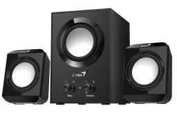 Genius SW-2.1 300 EU 2.1 jack fekete hangszóró