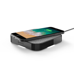 Griffin PowerBlock Töltőpad, Ultragyors vezeték nélküli töltő, 15W, Szürke/Fekete 