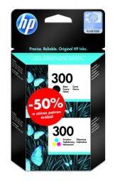 HP CC640EE + CC643EE (300) Black + Color tintapatron 