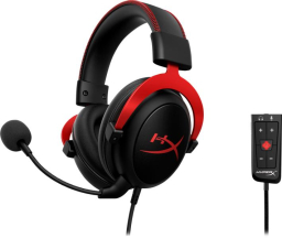 HyperX Cloud III gaming headset fekete-piros 