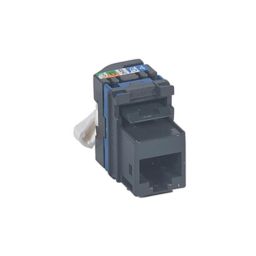 Legrand RJ45 Keystone port Cat6 árnyékolatlan (UTP) LCS2 gyorscsatlakozós 180° 250Mhz 1xGigabit