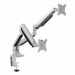 Logilink BP0043 Dual alumium monitor desk mount, tilt -90/+90, swivel -90/+90, level adjustment -90/+90