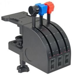 Logitech G Saitek Pro Flight Throttle Quadrant Gázkar Black