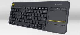 Logitech K400 Plus Wireless Touch Black HU